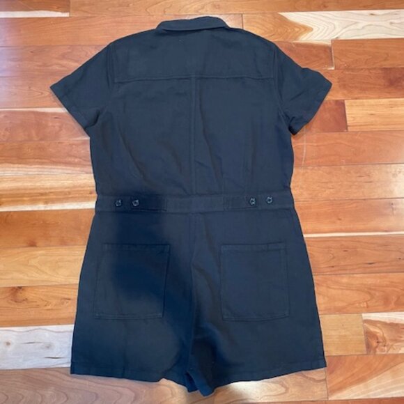 Outerknown S.E.A. Shortall Romper Button Front Linen Blend - Women's Small - Picture 2 of 9